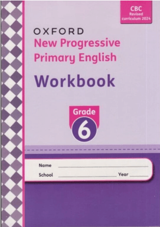 Cover of New Progressive Primary English Workbook Revised Edition 2024 Grade 6