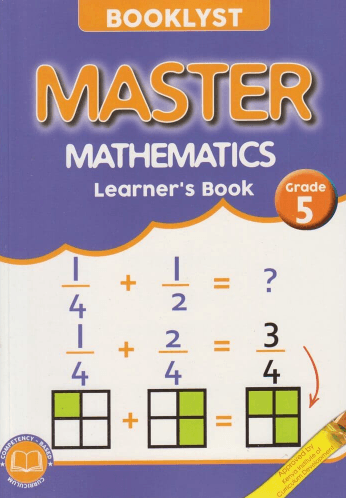 Cover of Booklyst Master Mathematics Learner's Book Grade 5