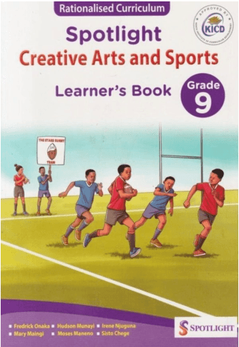 Cover of Spotlight Creative Arts and Sports Learner's Book Grade 9