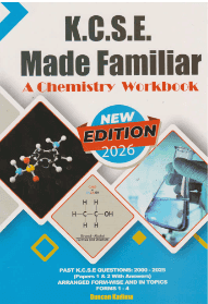 Cover of K.C.S.E Made Familiar: A Chemistry Workbook