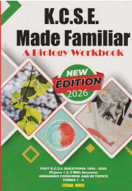 Cover of K.C.S.E Made Familiar: A Biology Workbook