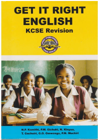 Cover of Get It Right English KCSE Revision