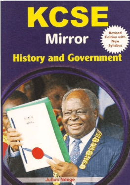 Cover of K.C.S.E Mirror History and Government