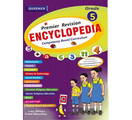 Cover of Queenex Premier Revision Encyclopedia Grade 5