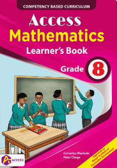 Cover of Access Mathematics Learner's Book Grade 8