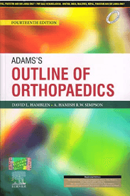 Cover of Adams's Outline of Orthopaedics 14th Edition