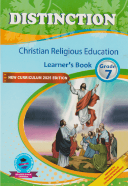 Cover of Distinction Christian Religious Education Learner's Book Grade 7