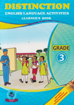 Cover of Distinction English Language Activities Learner's Book Grade 3