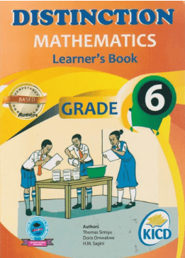 Cover of Distinction Mathematics Learner's Book Grade 6