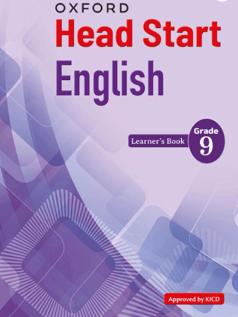 Cover of Oxford Head Start English Learner’s Book Grade 9