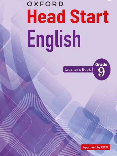 Cover of Oxford Head Start English Learner’s Book Grade 9