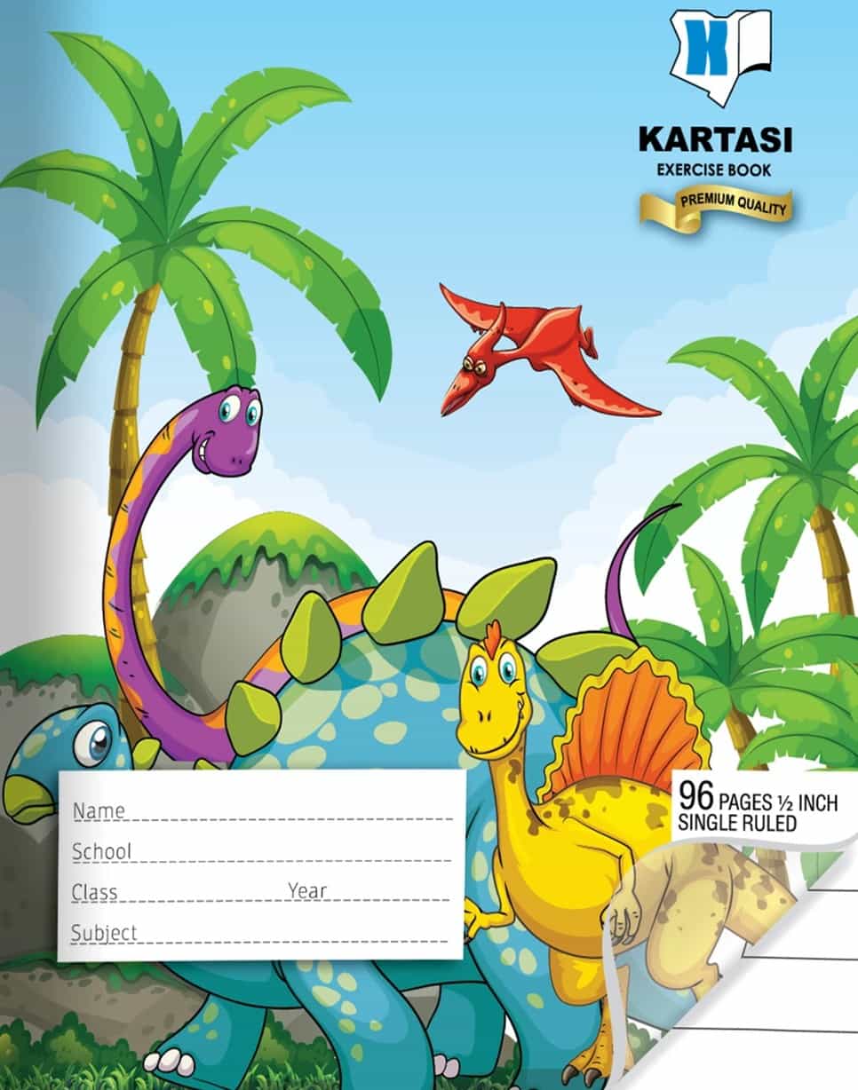 Cover of Kartasi Single Ruled Exercise Book 1/2 Inch 96 Pages