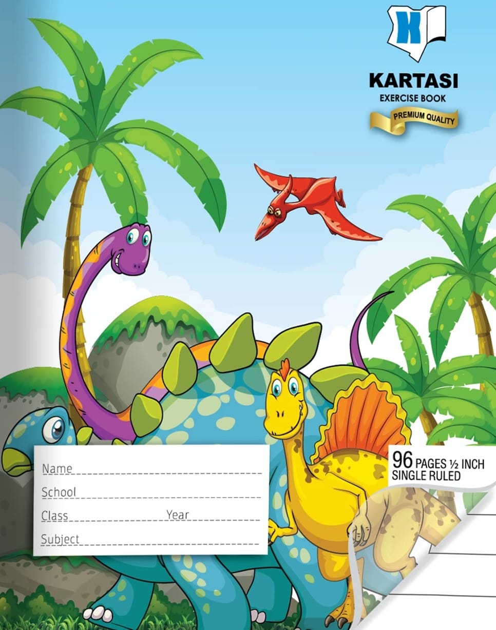 Cover of Kartasi Single Ruled Exercise Book 1/2 Inch 96 Pages