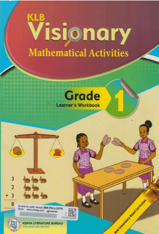 Cover of KLB Visionary Mathematics Activities Learner's Book Grade 1
