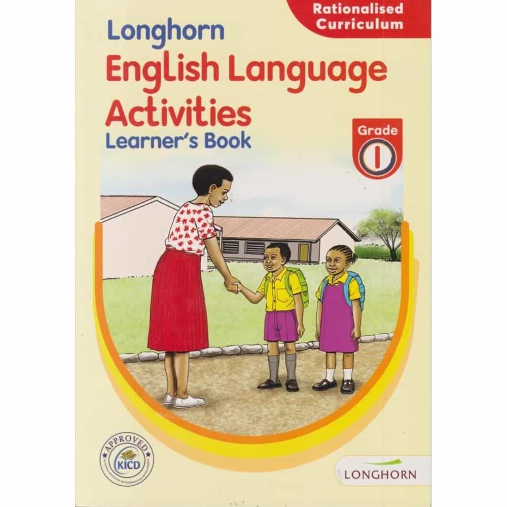 Cover of Longhorn English Language Activities Learner's Book Grade 1