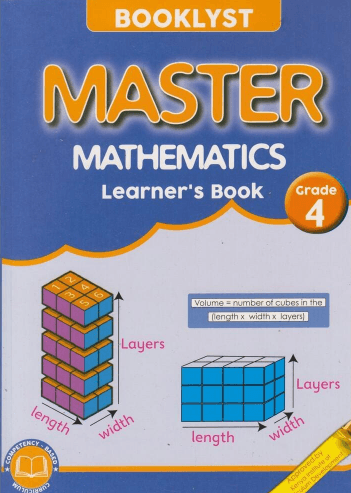 Cover of Booklyst Master Mathematics Learner's Book Grade 4