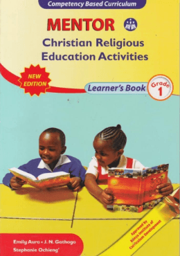 Cover of Mentor Christian Religious Education Activities Learner's Book Grade 1