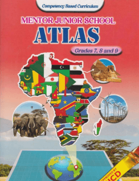 Cover of Mentor Junior School Atlas Grade 7,8,9
