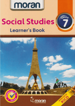 Cover of Moran Social Studies Learner's Book Grade 7
