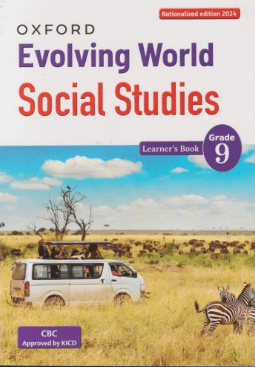 Cover of Oxford Evolving Social Studies Learner's Book Grade 9