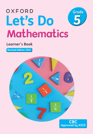 Cover of Oxford Let's Do Mathematics Learner's Book Grade 5 Revised Edition 2024