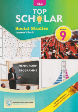 Cover of Top Scholar Social Studies Learner's Book Grade 9